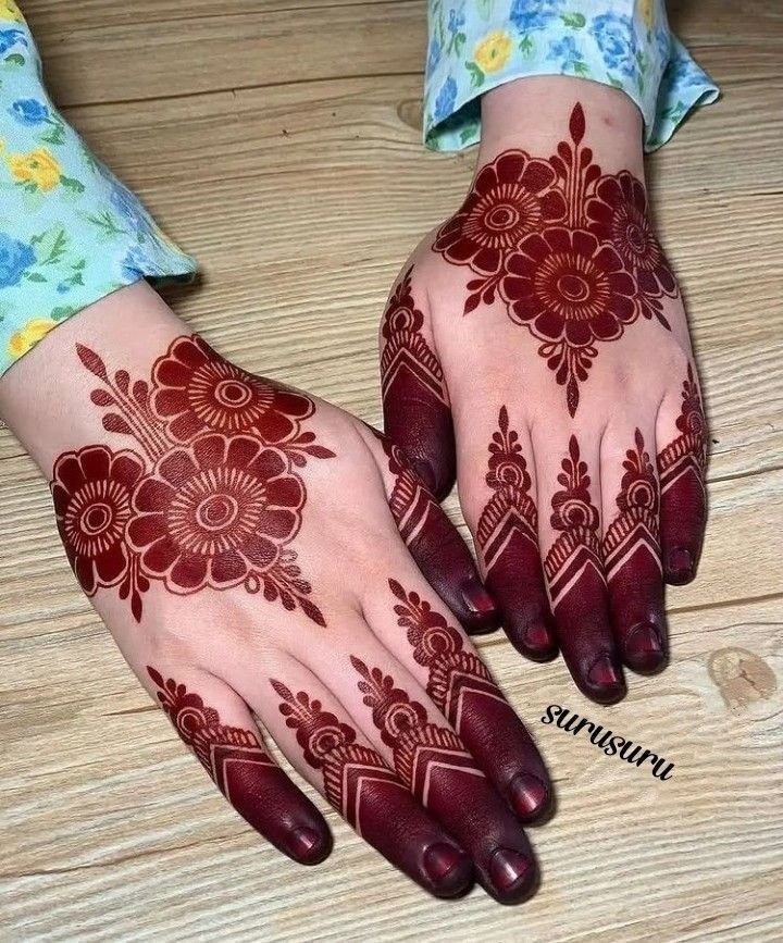 indian mehndi design simple and beautiful full hand