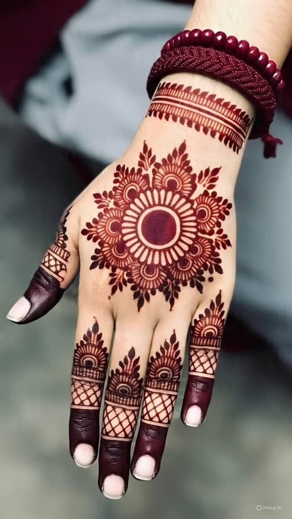 south indian mehndi design