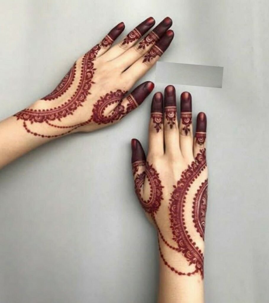 traditional indian mehndi design