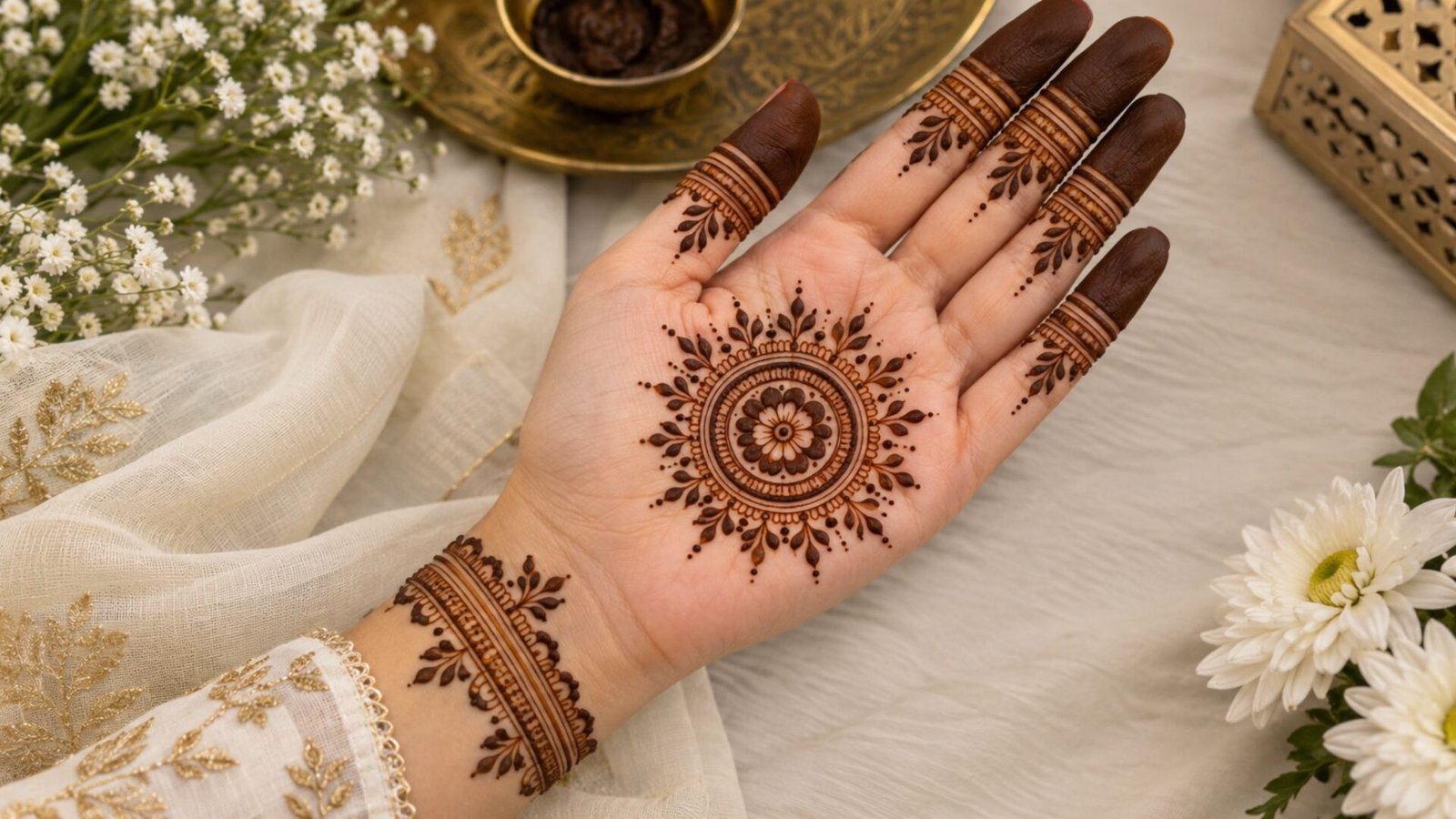Tikki Mehndi Design