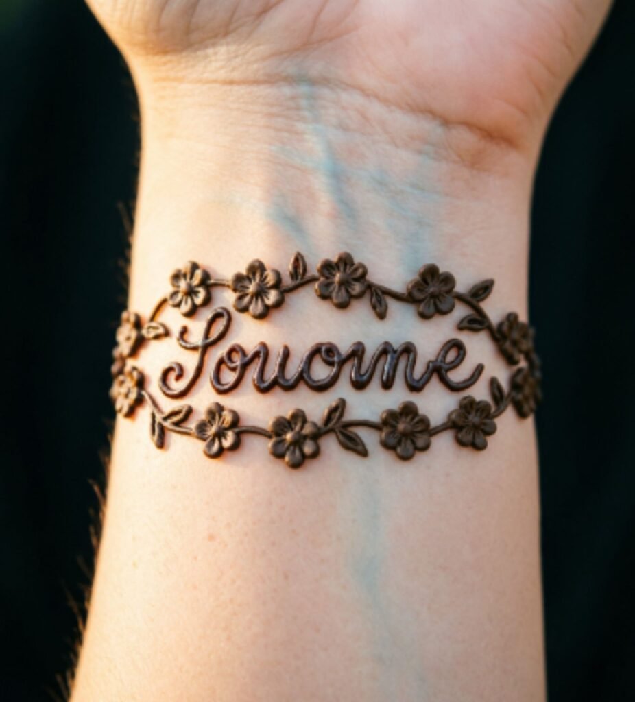 Wrist Name Designs