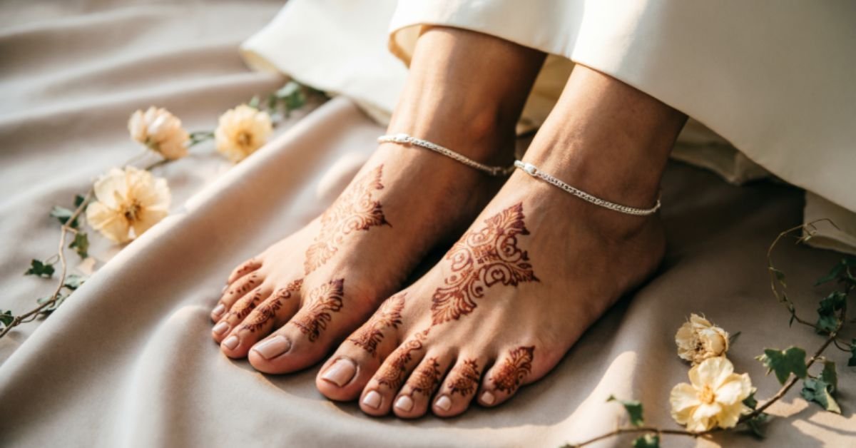 Minimalist Feet Mehndi Designs for Modern Brides in 2026 Less is More, Elegance is Everything