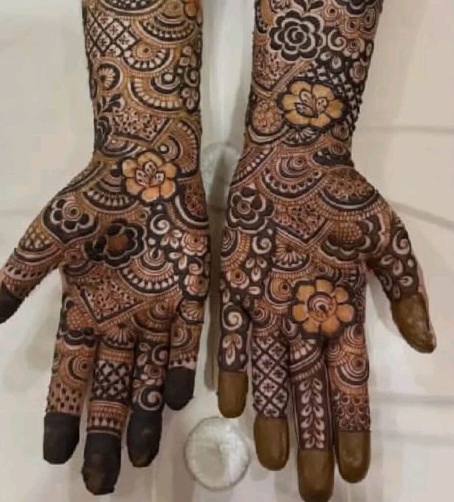 Heavy Full Arm Mehndi