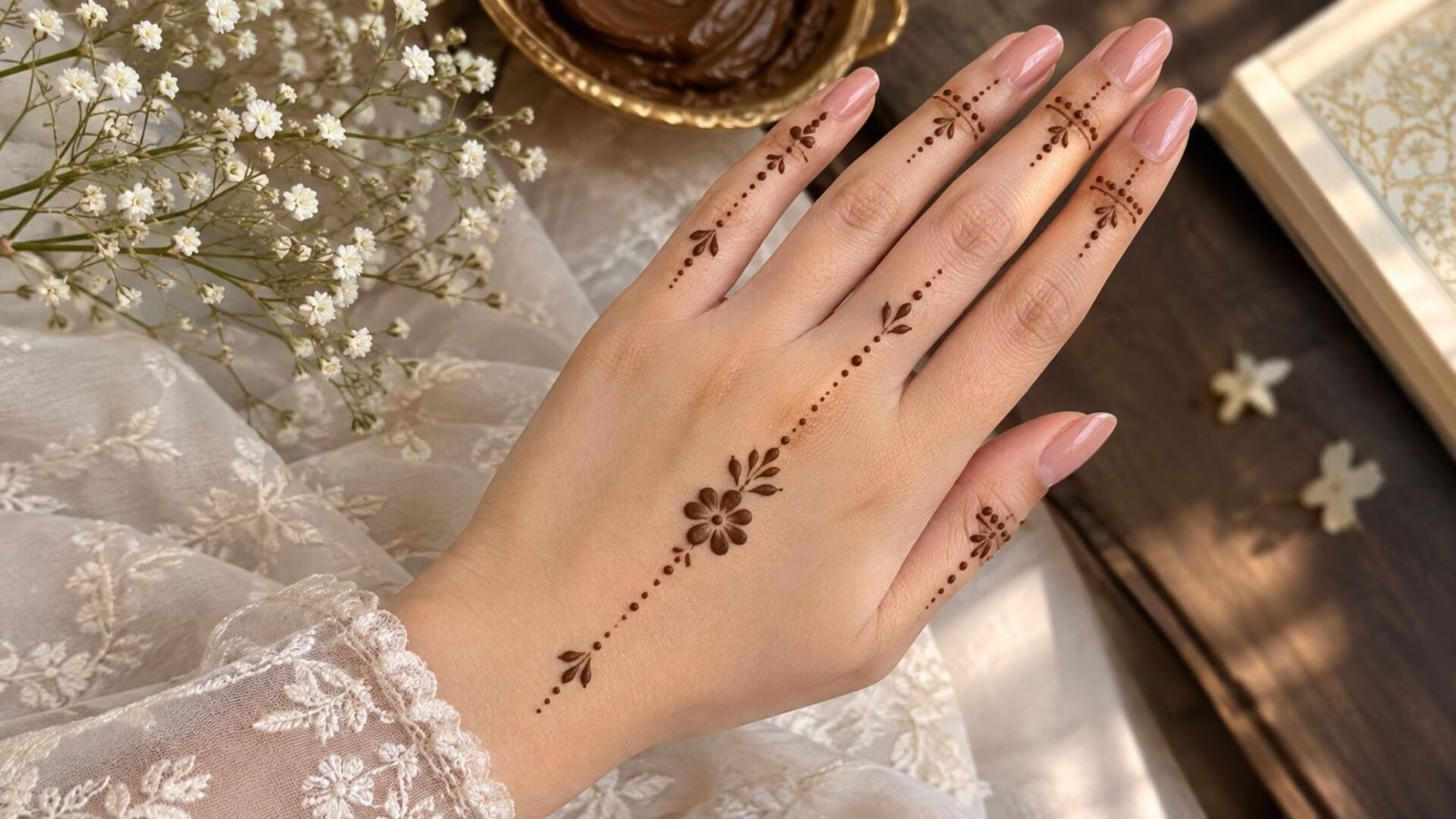 Dotted Mehndi Designs