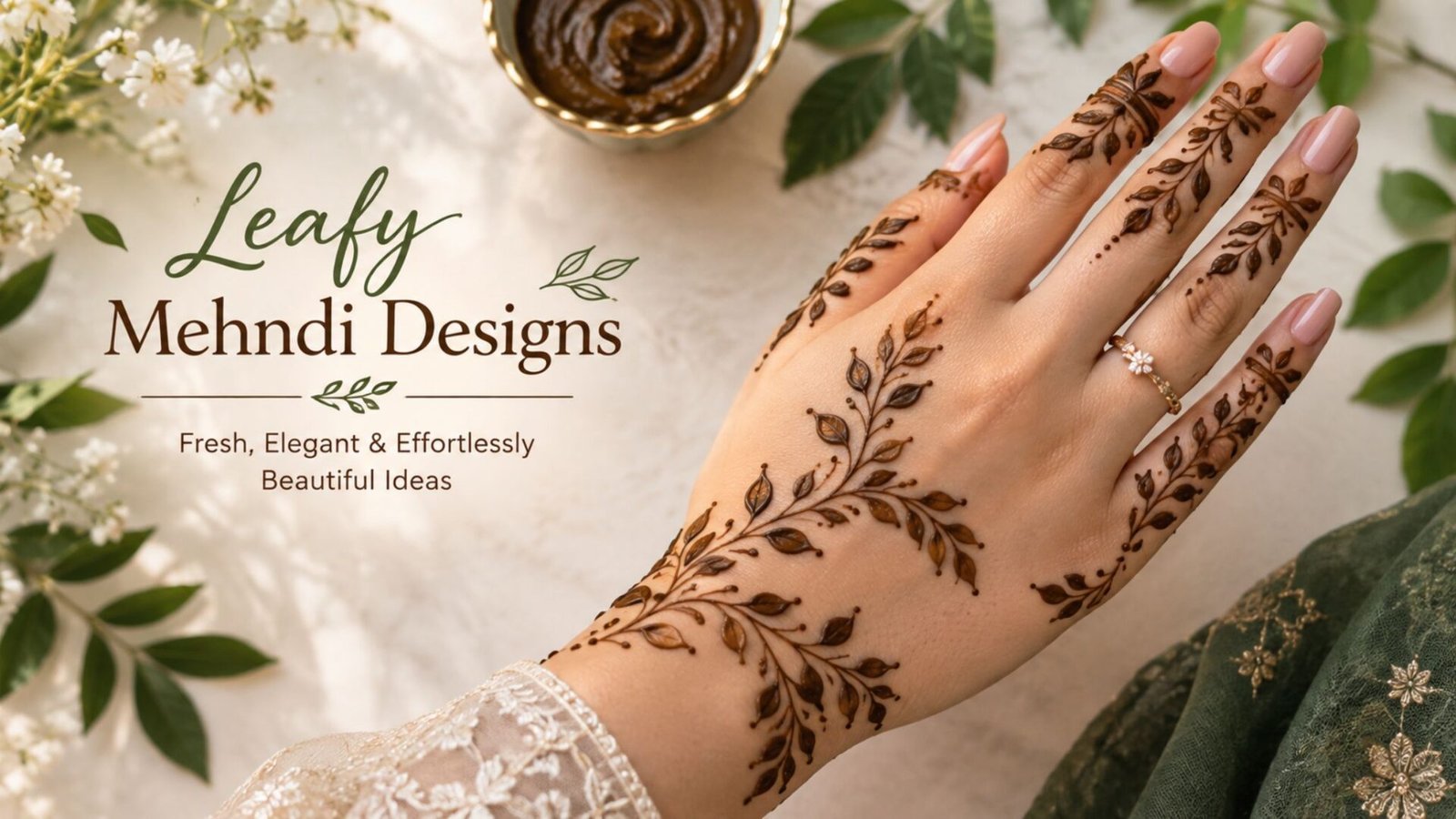 Leafy Mehndi Designs