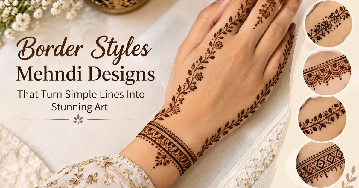 Border Styles Mehndi Designs